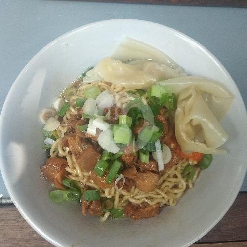 Mie Ayam Pangsit Goreng Bakso menu Mie Ayam Mas Yono, Pulo Mas