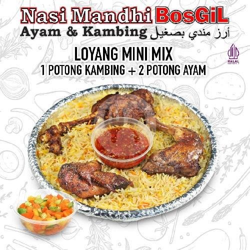 LOYANG MIX BESAR menu NASI MANDHI BOSGIL BANDUNG KOTA, Taman Citarum