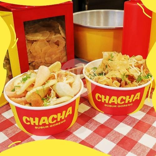 Bubur Goreng Salted Egg menu Chacha Burgo Tebet