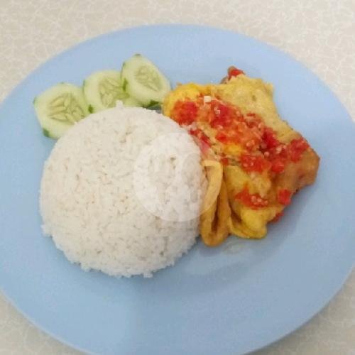 Nasgor Biasa menu Nasgor Ayam Geprek Bu Rara, De Saxophone