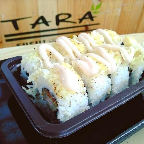 Green Tea Latte menu Tara Sushi And Tea, Soreang