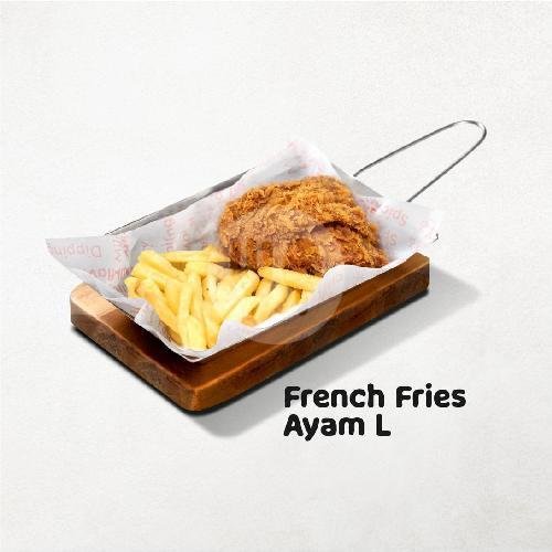 French Fries L menu Chicken Crush, GOR Klebengan