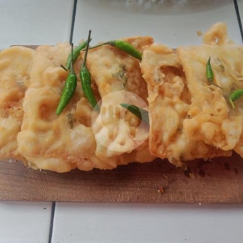 Bakwan menu Rujak Kangkung Dadakan Mang Akoh, Kemayoran