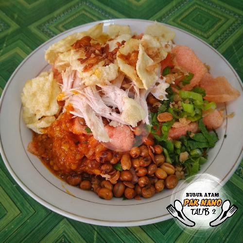 Sate Ampela menu Bubur Ayam Pak Nano Talib 2, Gajah Mada