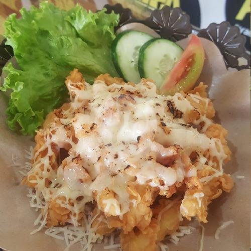 Ayam Geprek Keju Cheddar menu Geprek Point, Timoho