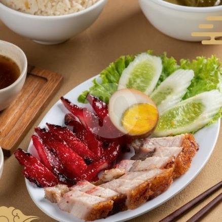 Bakso Babi Isi 2 menu Nasi Campur Kacamata, Boulevard Kelapa Gading