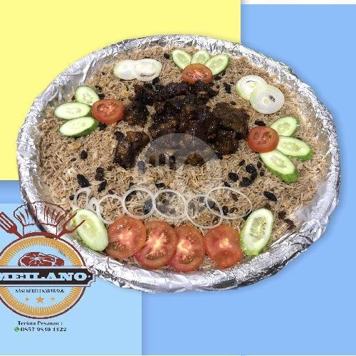 Nasi Kebuli Basmati Kambing Bakar/Goreng 5 Orang menu Meilano 