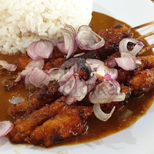 Sate Ayam + Nasi C menu Nasi Bebek Sambel Ijo & Sate Ayam Khas Madura, Sewon