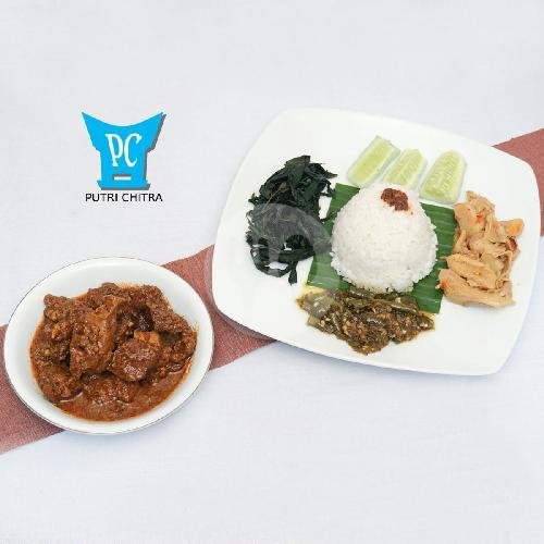 Nasi Gulai Babat menu Nasi Padang Putri Chitra 3, Gajah Mada