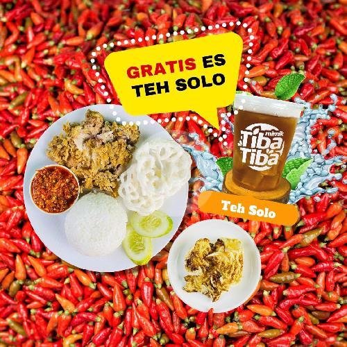Paket Komplit menu Ayam Geprek Tiba-Tiba, Cilandak