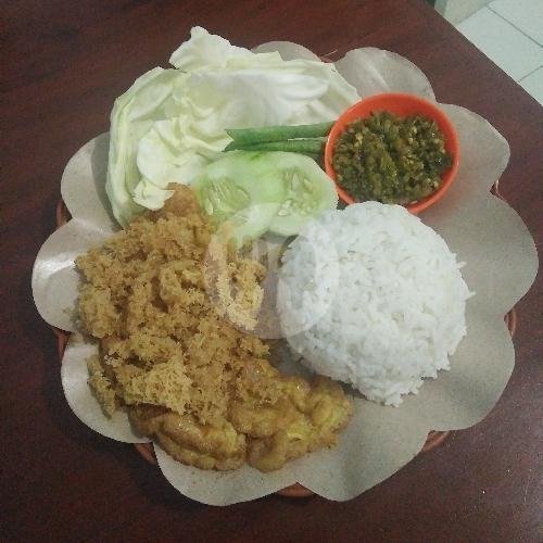 Nasi Tempe Kremes menu Ayam Kremes Pak Bimo, Serayu