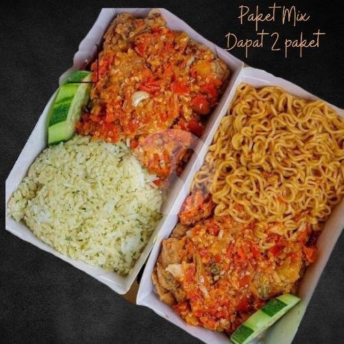 Nasi Goreng Ayam Geprek Free Tahu Tempe / Jamir Crispy menu Ayam Geprek Seuhah, Cileunyi
