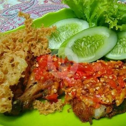 Nasi Ayam Kremes ( Paha Bawah ) menu Ayam Geprek, Capcay Dan Nasi Goreng Warung Pak Joko Ndok, Banyudono