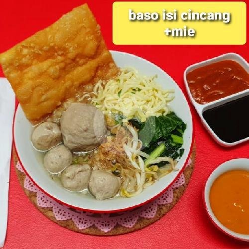 Paket Baso Isi Cincang Bihun menu Baso Solo Singgasana, Singgasana Raya