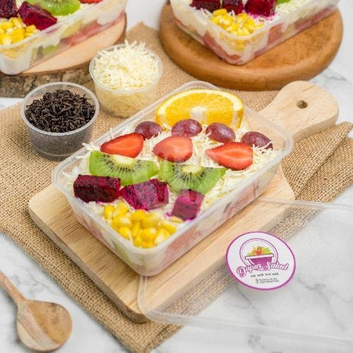 3 Cup Salad Buah Uk 400ml (original) menu Dapur Salad, Kemayoran