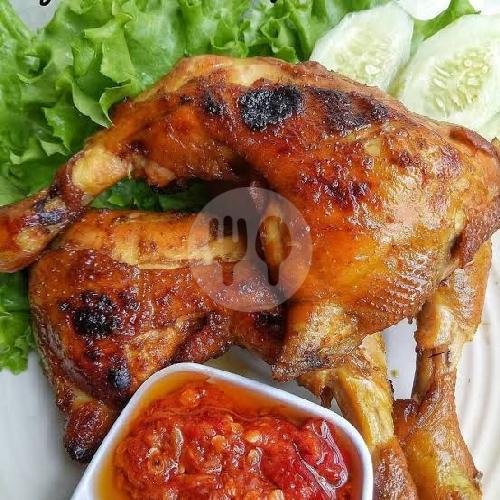 Nasi Ayam Penyet Cabe Ijo menu Ayam Penyet Cabe Ijo Ibu Ros, Kebon Sirih