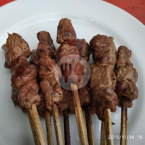 Sate Daging Kambing 15 Tusuk menu Sop Kambing Bang Maman, Tanah Abang