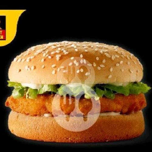 Chicken Cheese Burger menu Rocket Chicken, Gemah