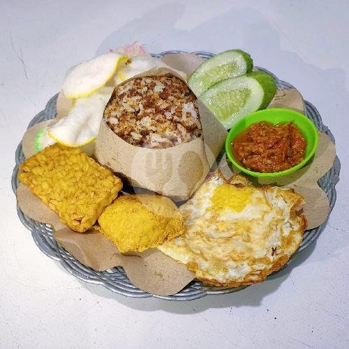 Nasi Tutug Oncom Telor Balado menu Ayam Penyet Weny, Bahari Raya