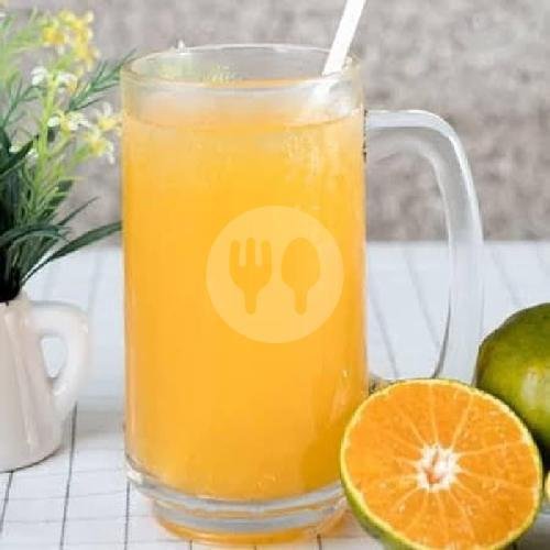Es Jeruk Segar menu Lalapan Nasi Uduk Amarta, Puntodewo Polehan