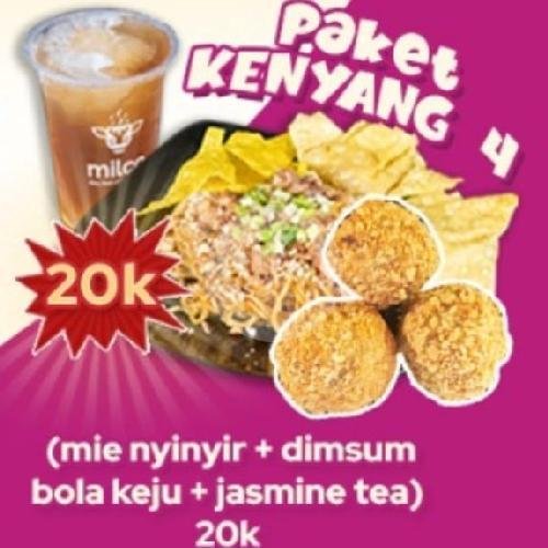 Paket Kenyang 2 menu Mie Julid X Milco, Mojosari
