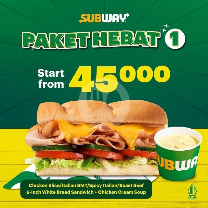 Hebat  2 menu Subway, Mampang Business Park