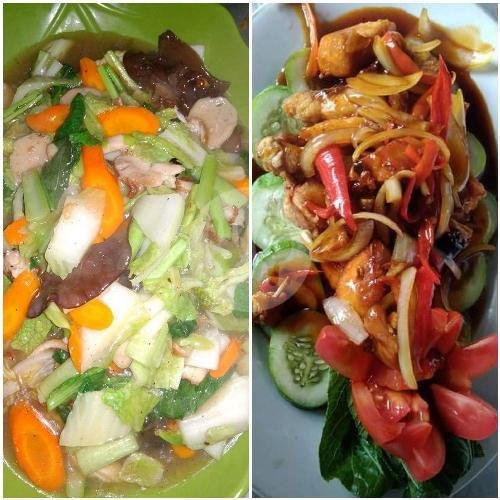 Kwetiaw Ayam Plus Bistik Ayam menu Babeh Botak Steak N Chinese Food, Karawitan