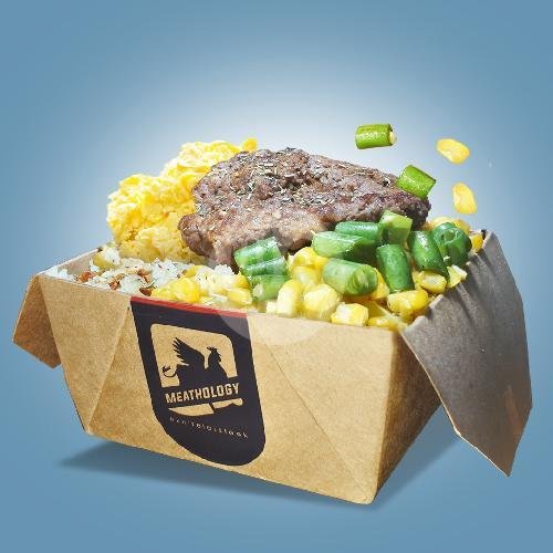 Additional butter rice menu Meathology, Pasar Santa