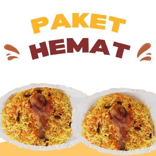 Paket 2 Kebuli Ayam menu Kebuli Mazari, RTM