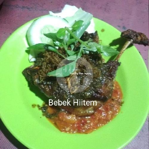 Nasi Penyetan Lele  + Es Teh / Anget menu Warung E Mas Agung (Masakan Tanpa MSG), Ciliwung