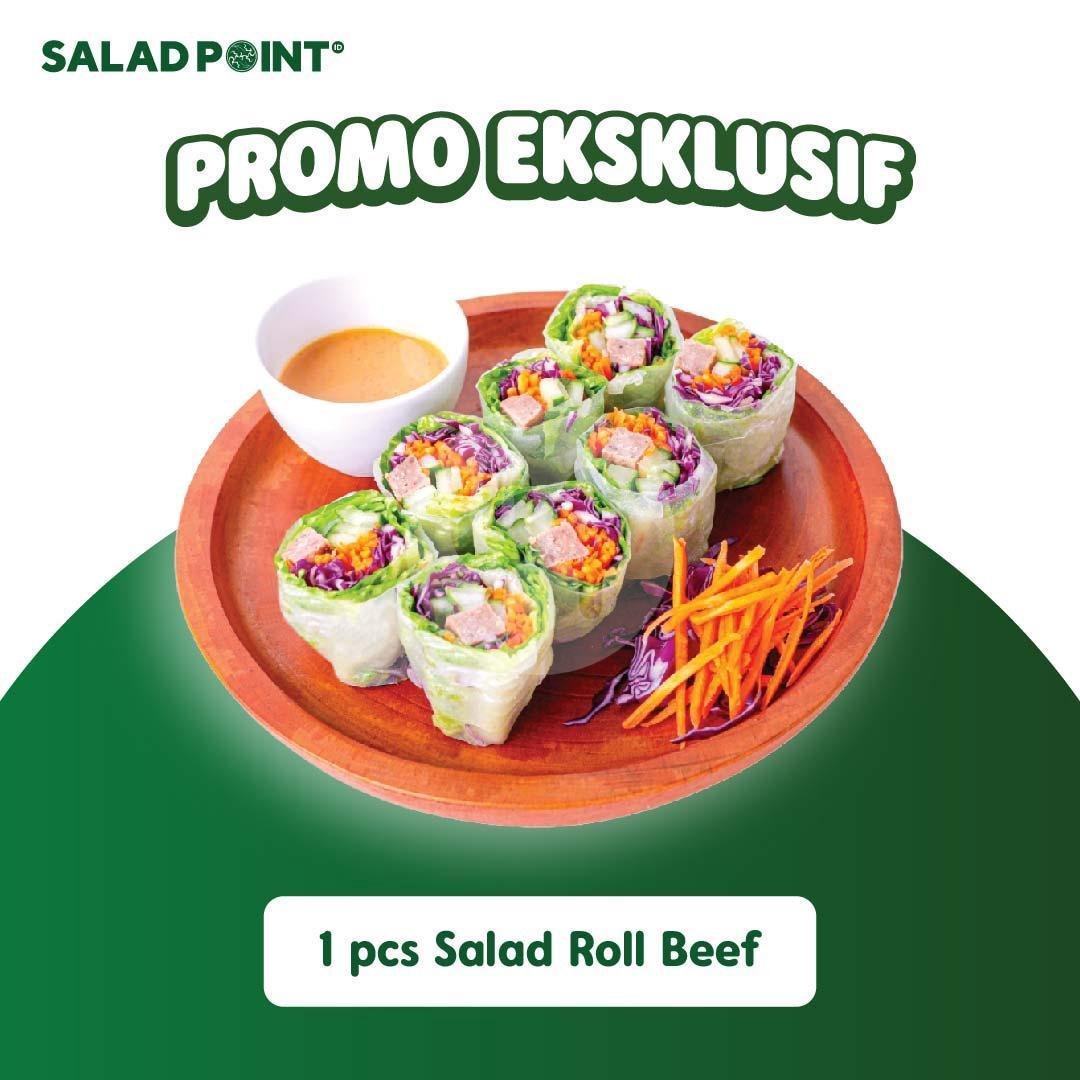 Spring Thailand (Bowl) + Yogurt Groberry + Slice Carrot Cake #Hemat menu Salad Point ID, Tebet