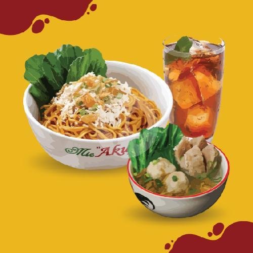 Yamin Baso menu Mie Akup, Cicaheum