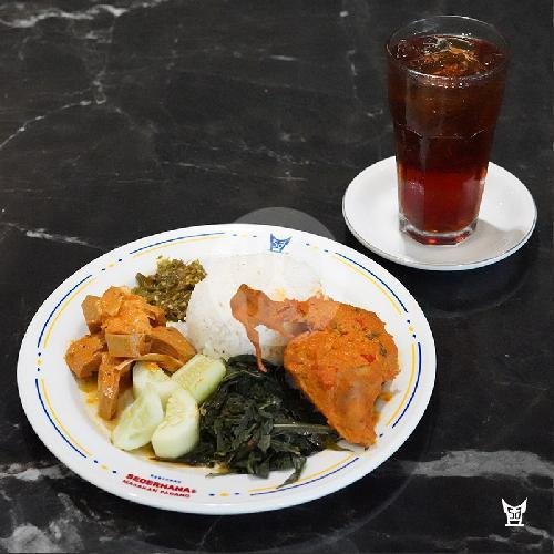 Nasi Rames + Ikan + Telur + Es Teh Manis menu Restoran Sederhana Kopo, JL. Kopo No. 465