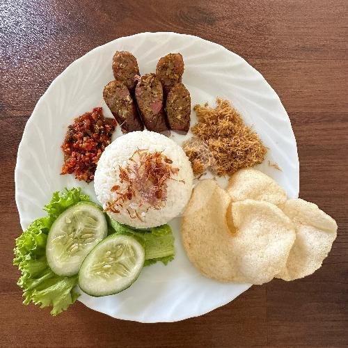 Babi Goreng Daun Jeruk + Nasi menu Babi NUSANTARA, Manguharjo