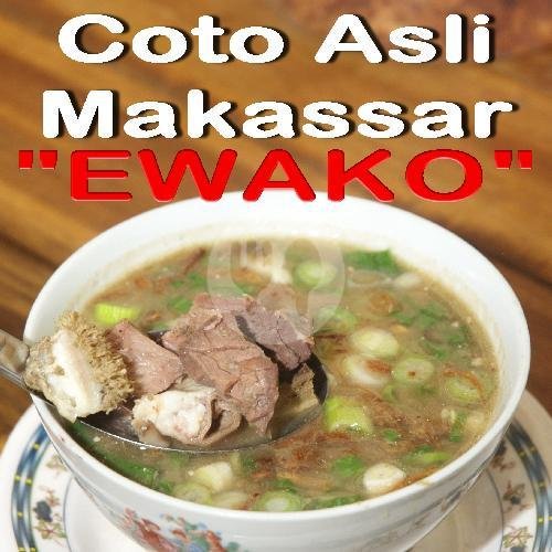 Sop Saudara menu Warung Coto Asli Makassar Ewako, Sriwedari, Laweyan