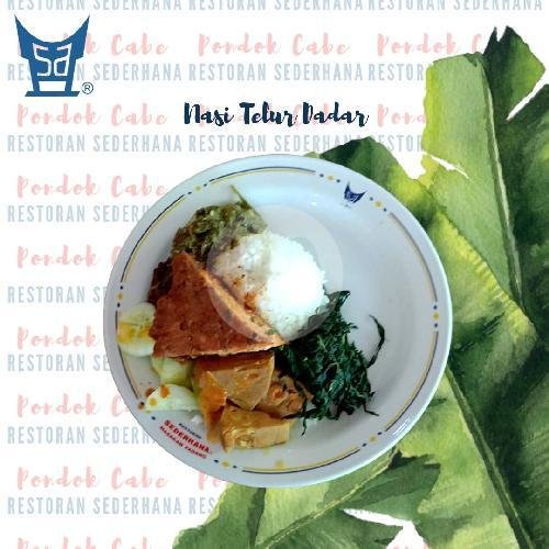 Nasi Putih Bungkus menu Restoran Sederhana, Pondok Cabe