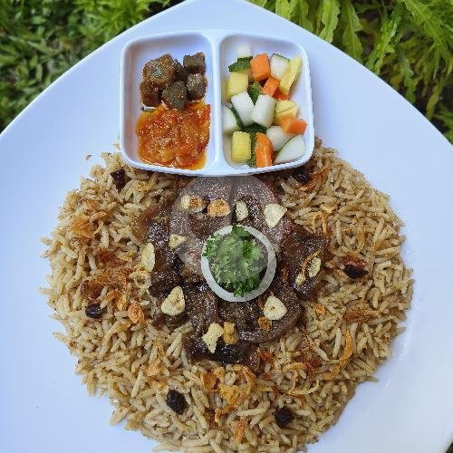 Nasi Besek Empal Paru/Babat menu Rawon Bidadari