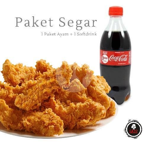 Premium Geprek X Saus + Softdrink menu Cayo Chicken UNS, Jl. Kartika, Jebres
