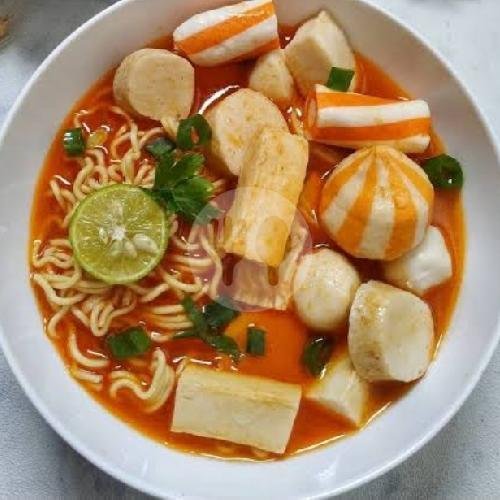 Nasi Goreng Sosis menu Seblak Spicy Teh Ety, Cibeusi