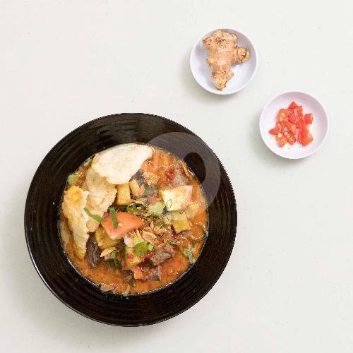 Soto Pedas Ayam + Nasi menu Sotoshop, Bungur