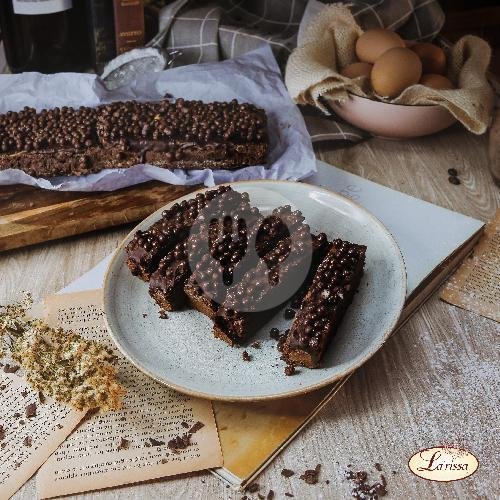 Brownies Panggang Keju menu Larissa Bakery, Terusan Jakarta
