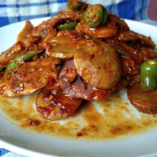 Tongkol Jumbo Sultan menu Warteg Barokah, Babakan Sari I No 75