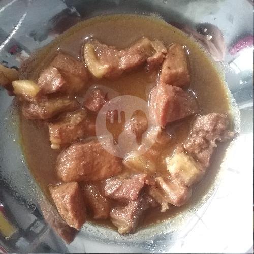 Kering Babi Merah/porsi (no sambal) menu Warung Seruni Masakan Bali, Sukun