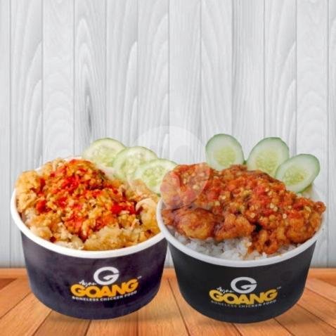 Krispi Bakar Sambal Goang (Pedas) menu Ayam Goang, M Ramdan