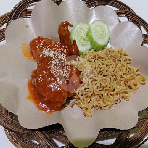 Mie Goreng + Fire Chicken menu Ayam Geprek Algi, Maleer Utara