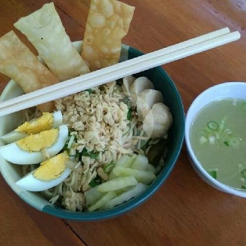 Mie Kering Level 0 menu Pangsit Mie Malang Mas Bro, Sukoharjo Kota