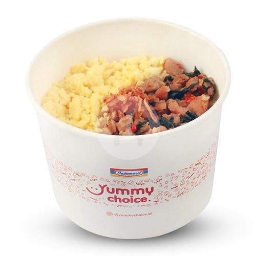 Yummy Choice Spicy Chicken Noodle menu Point Coffee, Indomaret Arcamanik Endah