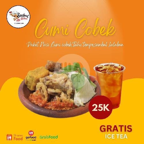 Nasi Cumi Cobek (Gratis 1 Ice Tea) menu Seafood Anti Galau, Katapang