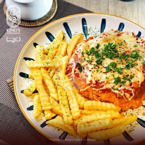 Grilled Salmon N Fries Set menu Kings Cafe Jakarta (Citi M Hotel), Tanah Abang 1