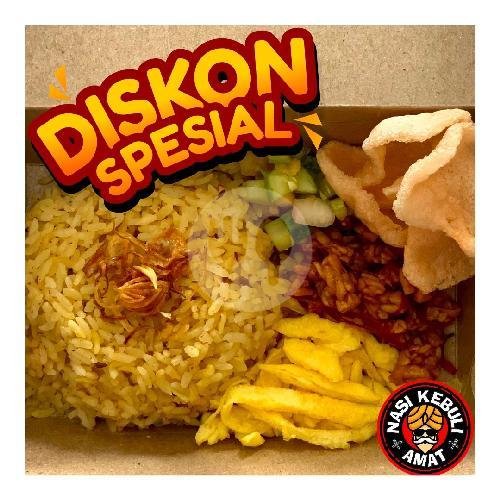 Nasi Kebuli Amat menu Nasi Kebuli Amat & Nasi Goreng Kebuli Kambing, Ibrahim Adjie